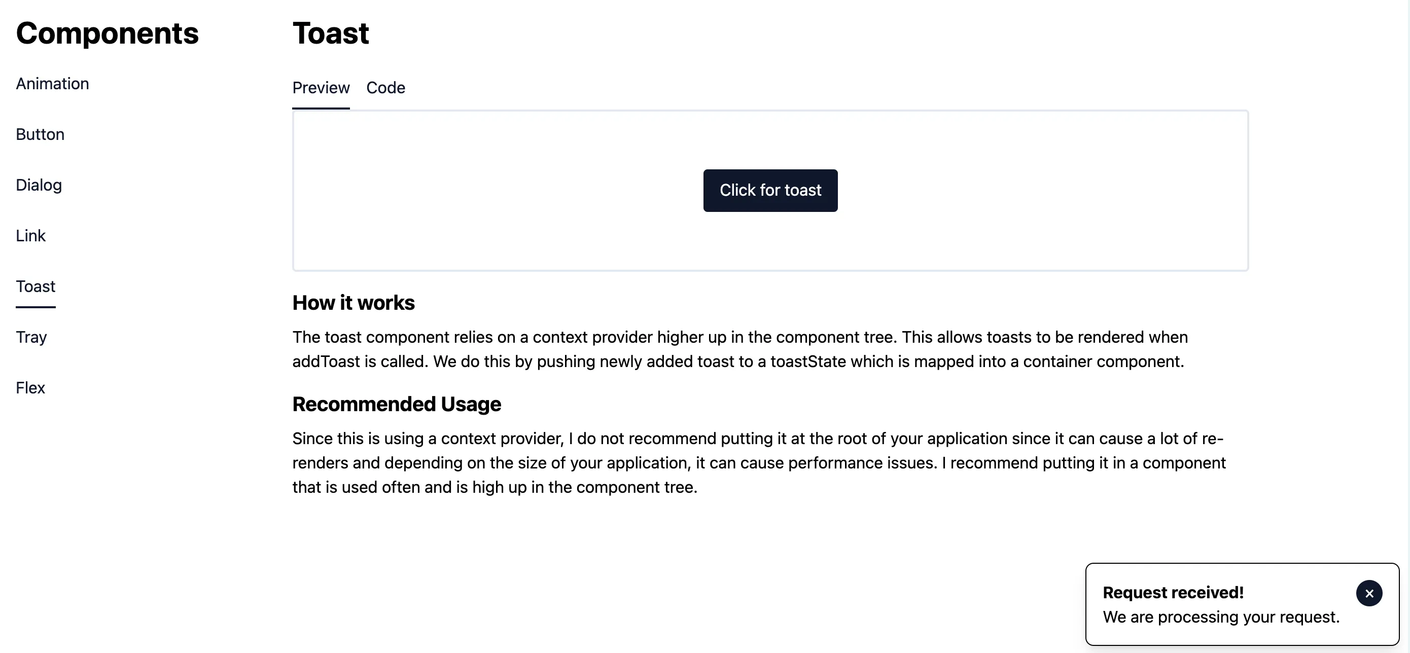 Component Library